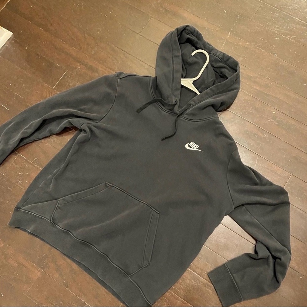 Nike Men's Charcoal Hoodie Sweater
